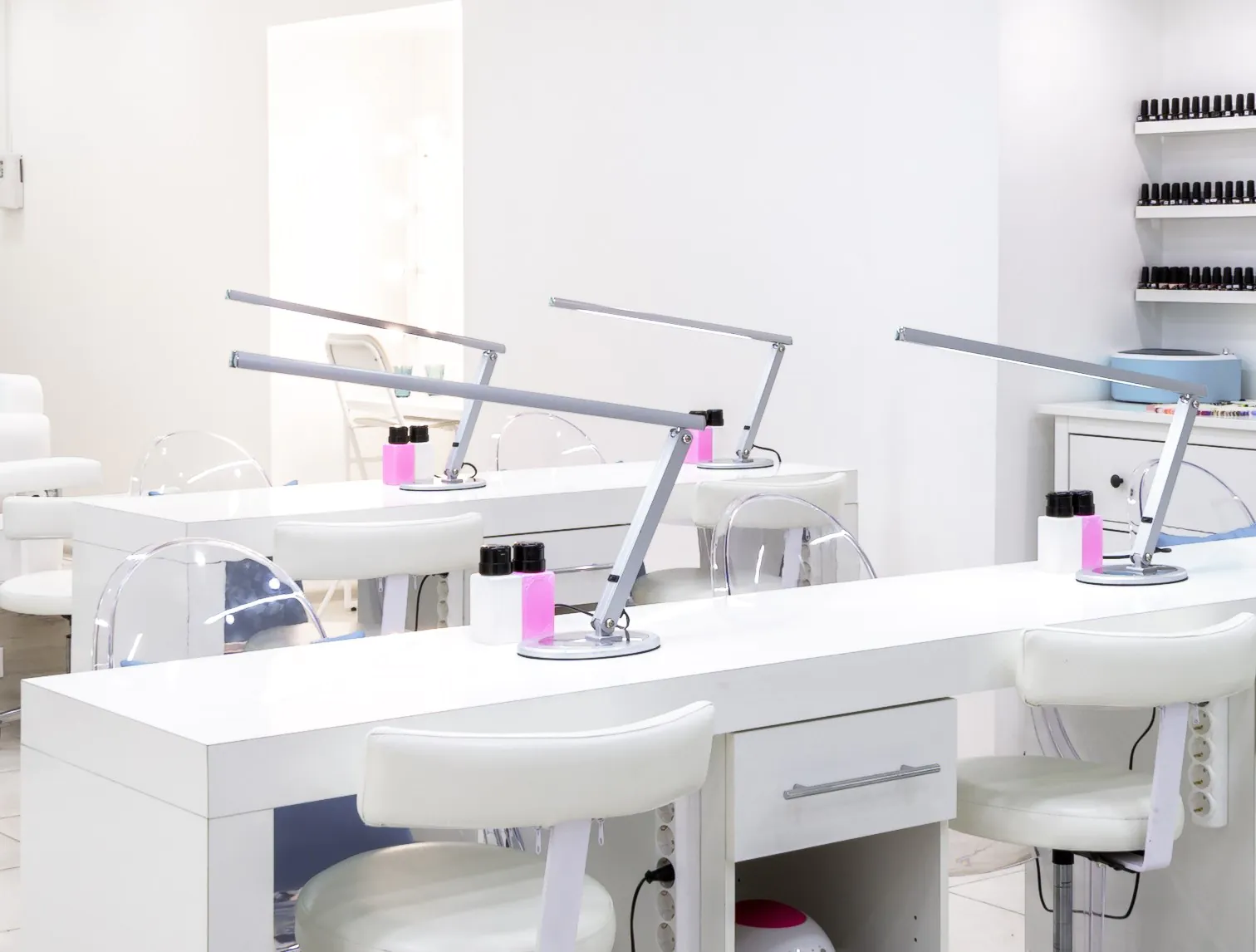 Verlichting manicure werkplek
