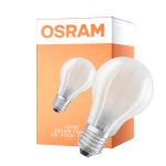 Osram Classic LED E27 Peer Filament Mat 4W 470lm - 865 Daglicht | Vervangt 40W