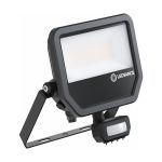 Ledvance LED Floodlight Aluminium Zwart 41W 6000lm 100D - 840 Koel Wit | IP65 - Bewegings- En Lichtsensor - Symmetrisch