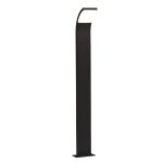 Ansell LED Sokkel Lamp Senza Grafiet 6.5W 406lm - 830 Warm Wit | 100cm - IP54