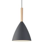 DFTP by Nordlux Pure 20 Pendelarmatuur Metaal en Hout Grijs | Geschikt voor E27