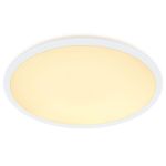 Nordlux LED Plafondlamp Oja 60 Wit 38W 3000lm - 827 Zeer Warm Wit | 600mm - IP20 - 3-staps Dimbaar