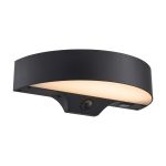 Nordlux Solar Monay Wandlamp Zwart 5W 200lm - 830 Warm Wit | Dimbaar