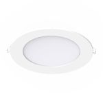 Noxion LED Downlight Slim V2.0 12W 1200lm 120D - 840 Koel Wit | 170mm - Zaagmaat 150mm - IP44 - 1-10v Dimbaar 