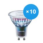 Voordeelpak 10x Philips MASTER LED Spot ExpertColor GU10 PAR16 3.9W 280lm 25D - 930 Warm Wit | Beste Kleurweergave - Dimbaar - Vervangt 35W