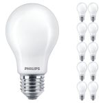 Voordeelpak 10x Philips Corepro LED Lamp E27 Peer Mat 7W 806lm - 830 Warm Wit | Vervangt 60W