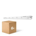 Voordeelpak 6x Ledvance LED Waterdichte Montagebalk Vochtbestendig 46W 6400lm - 865 Daglicht | 150cm