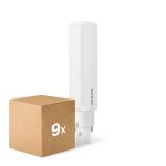Voordeelpak 9x Philips CorePro PL-C LED 6.9W 700lm - 830 Warm Wit | 2-Pin - Vervangt 18W