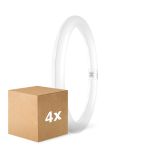 Voordeelpak 4x Osram LED Buis T9 Circulair (EM/Mains) 18.3W 2200lm - 840 Koel Wit | Vervangt 32W