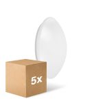 Voordeelpak 5x Ledvance Surface Circulair 250 Wit 13W 920lm - 830 Warm Wit | met Sensor - IP44 - Vervangt 2x13W