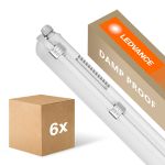 Voordeelpak 6x Ledvance LED Waterdichte Montagebalk Vochtbestendig 26W 3500lm - 840 Koel Wit | 150cm