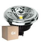 Voordeelpak 6x Noxion Lucent LED Spot GU10 AR111 15W 850lm 40D - 927 Zeer Warm Wit | Beste Kleurweergave - Dimbaar - Vervangt 75W