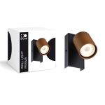 D'Lite Wandlamp Prisma Metaal Koper | IP20 - Geschikt voor 1x GU10