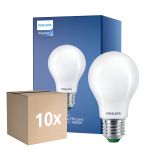 Voordeelpak 10x Philips MASTER LED Lamp Ultra Efficient E27 Peer Mat 7.3W 1535lm - 840 Koel Wit | Vervangt 100W