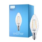 Philips Corepro LED Kaars E14 Gedraaid Kaars Filament Helder 2W 250lm - 827 Zeer Warm Wit | Vervangt 25W