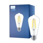 Philips MASTER Value LED Lamp E27 Edison Filament Helder 5.9W 806lm - 927 Zeer Warm Wit | Beste Kleurweergave - Vervangt 60W
