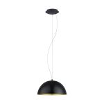 Eglo Hanglamp Gaeta 1 Staal Zwart Goud | IP20 - Geschikt voor 1x E27 