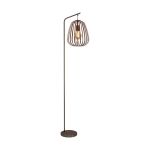 Eglo Vloerlamp Espinal Staal Brons | IP20 - Geschikt voor 1x E27 