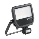 Ledvance LED Floodlight Aluminium Zwart 41W 6000lm 100D - 840 Koel Wit | IP65 - Bewegings- En Lichtsensor - Symmetrisch