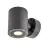 SLV Sitra Up/Down Wandlamp Aluminium Grijs 18W 976lm - 830 Warm Wit | Buitenverlichting