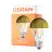 Osram Classic LED E27 Peer Filament Spiegel Goud 6.5W 650lm - 827 Zeer Warm Wit | Vervangt 50W