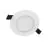 Ledvance Downlight Slim Alu Wit 8W 800lm 90D - 830 Warm Wit | Zaagmaat 100mm - IP44 