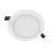 Ledvance Downlight Slim Alu Wit 13W 1300lm 90D - 830 Warm Wit | Zaagmaat 150mm - IP44 