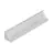 Topmet LED Profiel CABI12 E slide - 1m - Complete set - Aluminium raw alu.