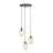 Emibig Hanglamp Astral Staal Zwart | Geschikt voor 3x E14 - Max 10W