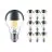 Voordeelpak 10x Philips Classic LED Lamp E27 Peer Spiegel 7.2W 650lm 650lm - 827 Zeer Warm Wit | Dimbaar - Vervangt 60W