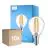 Voordeelpak 10x Philips Corepro LED Lustre E14 Kogel Filament Helder 6.5W 806lm - 827 Zeer Warm Wit | Vervangt 60W