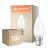 Voordeelpak 10x Ledvance Classic LED B22 Kaars Mat 3.4W 470lm - 827 Zeer Warm Wit | Vervangt 40W
