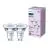 Voordeelpak 2x Philips LED Spot GU10 PAR16 5W 355lm 36D - 827 Zeer Warm Wit