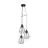 Eglo Hanglamp Tarbes Staal Zwart | IP20 - Geschikt voor 3x E27 