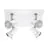 Eglo Plafondlamp Tamara 1 Staal Wit Chroom 4x2.8W 4x250lm - 830 Warm Wit | IP44 - Incl. 4x GU10