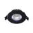 Noxion LED Kantelbaar Slim Spot Zwart Rond 5W 550lm 60D - 940 Koel Wit | 85mm - IP54 - Dimbaar - Beste Kleurweergave