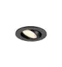 SLV New Tria 45 Spot Aluminium Zwart Rond 4W 360lm 24D - 930 Warm Wit | Zaagmaat 45mm -  Beste Kleurweergave