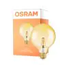 Osram Vintage 1906 LED E27 Globe Filament Goud 125mm 7W 650lm - 824 Zeer Warm Wit | Vervangt 40W