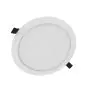Ledvance Downlight Slim Alu Aluminium Wit 19W 2000lm 90D - 840 Koel Wit | Zaagmaat 205 - IP44 - Dali Dimbaar 