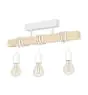 Eglo Plafondlamp Townshend Staal Wit Hout | IP20 - Geschikt voor 3x E27 