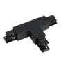 3 Fase T-connector V Aarde Links - Zwart