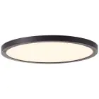 Brilliant Tuco Plafondlamp Kunststof Zwart Wit 16W 2100lm - 827 Zeer Warm Wit | 250mm