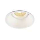 SLV Horn-O Spot Aluminium Whit Ronde | Zaagmaat 95mm - Geschikt voor 1x GU10 