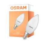 Osram Classic LED E14 Kaars Mat 7.5W 806lm - 827 Zeer Warm Wit | Vervangt 60W