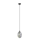 Emibig Hanglamp Astral Staal Zwart | Geschikt voor 1x E14 - Max 10W