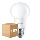Voordeelpak 10x Philips Corepro LED Lamp E27 Peer Mat 8W 806lm - 830 Warm Wit | Vervangt 60W
