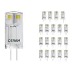 Voordeelpak 20x Ledvance Performance LED Capsule G4 Helder 0.9W 100lm - 827 Zeer Warm Wit | Vervangt 10W