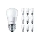 Voordeelpak 10x Philips Corepro LED Lustre E27 Kogel Mat 5W 470lm - 827 Zeer Warm Wit | Vervangt 40W