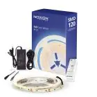 Noxion LED Strip Naga 5 Meter Complete Set - Smart Wifi - 24V - 120LEDs/m - 9.6W/m - 940 Koel Wit | 8mm - IP20 - Beste Kleurweergave - SMD2835