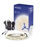 Noxion LED Strip Naga 5 Meter Complete Set - Smart Wifi - 24V - 120LEDs/m - 9.6W/m - 965 Daglicht | 8mm - IP20 - Beste Kleurweergave - SMD2835